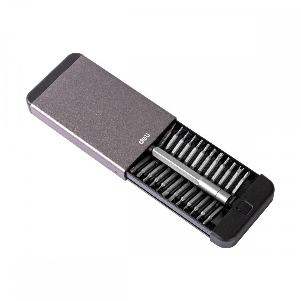 Tiksliųjų atsuktuvų rinkinys 25 vnt. Deli Tools
