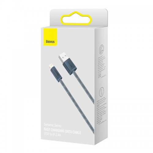 "Baseus Dynamic" serijos kabelis USB-Lightning, 2,4 A, 2 m "Baseus Dynamic" serijos kabelis USB-Lightning, 2,4 A, 2 m
