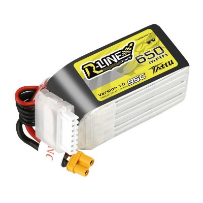 Tattu R-Linija 650mAh 22,2V 95C 6S1P XT30U-F baterija-LiFePO4