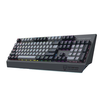 Mechaninė žaidimų klaviatūra Motospeed CK99 RGB (juoda ir