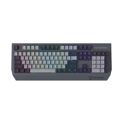 Mechaninė žaidimų klaviatūra Motospeed CK99 RGB (juoda ir