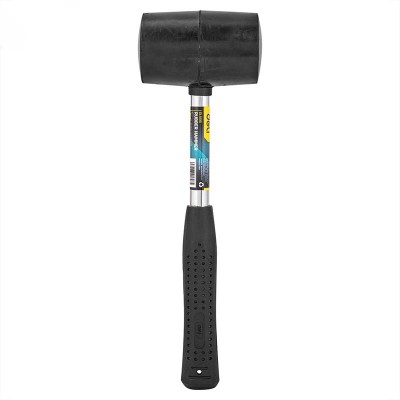 Guminis plaktukas Deli Tools EDL5616, 0,5 kg (juodas)-Rankiniai
