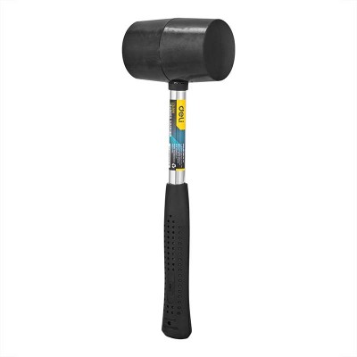 Guminis plaktukas Deli Tools EDL5616, 0,5 kg (juodas)-Rankiniai