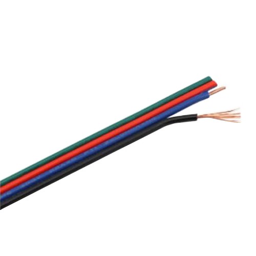 RGB kabelis LED juostelėms, 4 x 0,3 mm2-LED juostų kabeliai