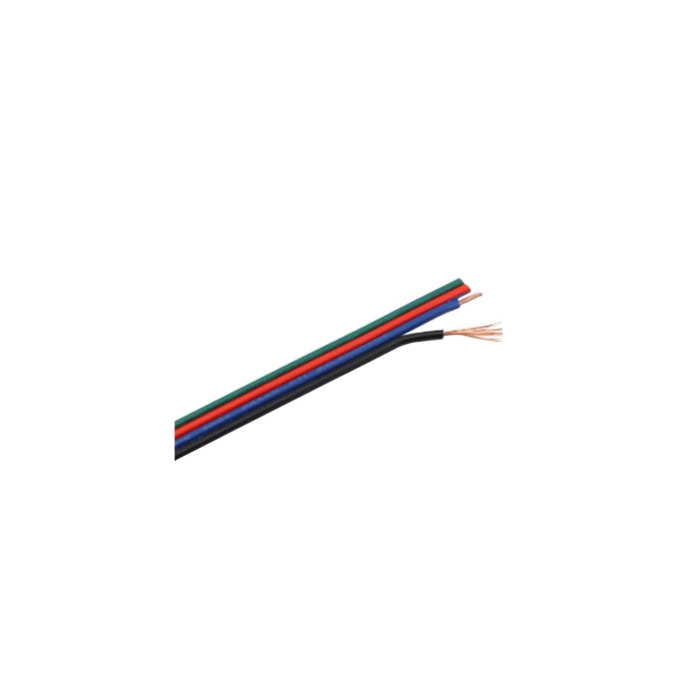 RGB kabelis LED juostelėms, 4 x 0,3 mm2-LED juostų kabeliai RGB kabelis LED juostelėms, 4 x 0,3 mm2-LED juostų kabeliai