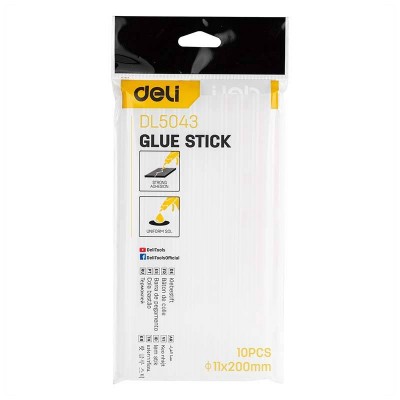 Karštų klijų lazdelė Deli Tools EDL5043, 11x200 mm (10