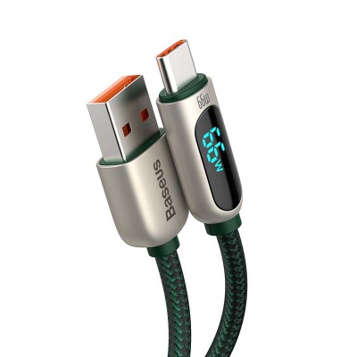 "Baseus" ekrano kabelis iš USB į tipą-C, 66W, 1 m