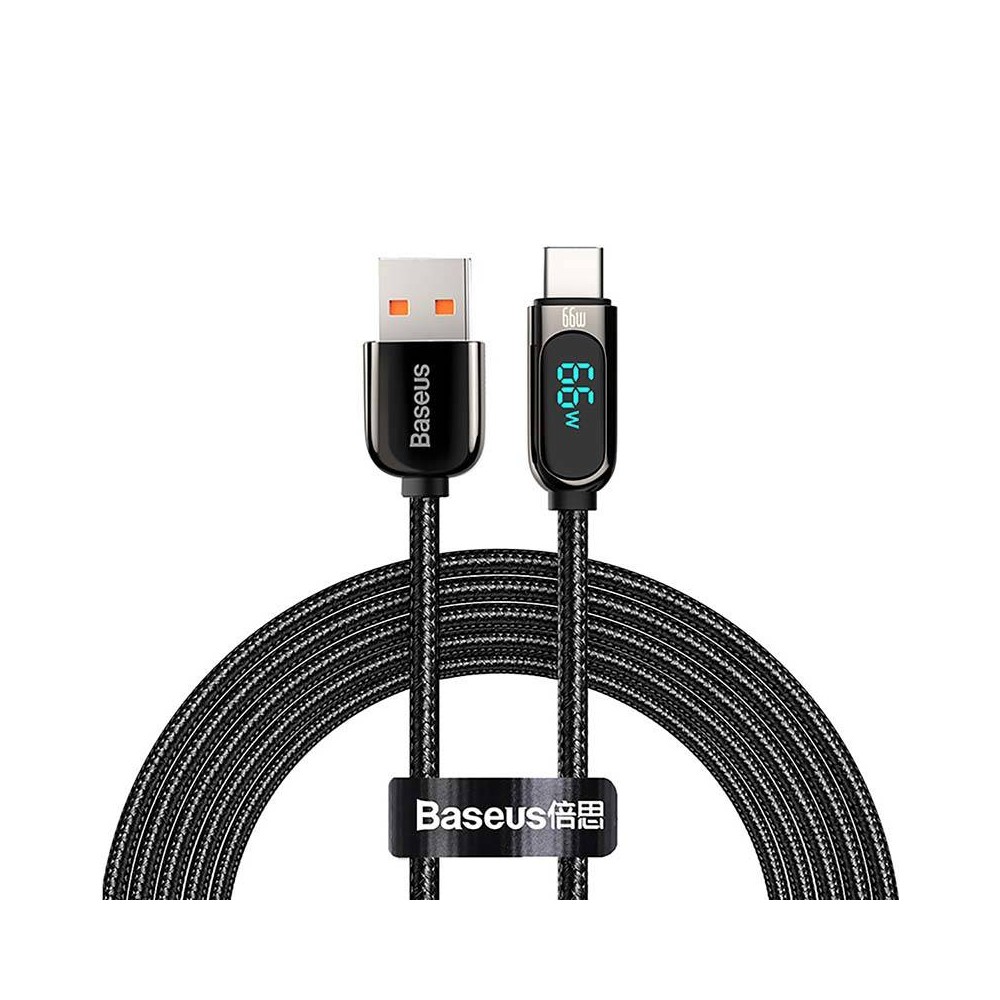 "Baseus" ekrano kabelis iš USB į tipą-C, 66W, 1 m