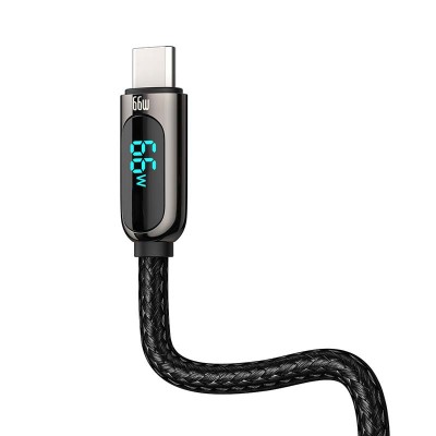 "Baseus" ekrano kabelis iš USB į tipą-C, 66W, 1 m