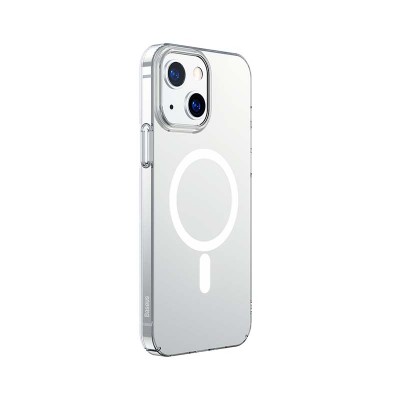 "Baseus Crystal" magnetinio stiklo dėklas "iPhone 13"