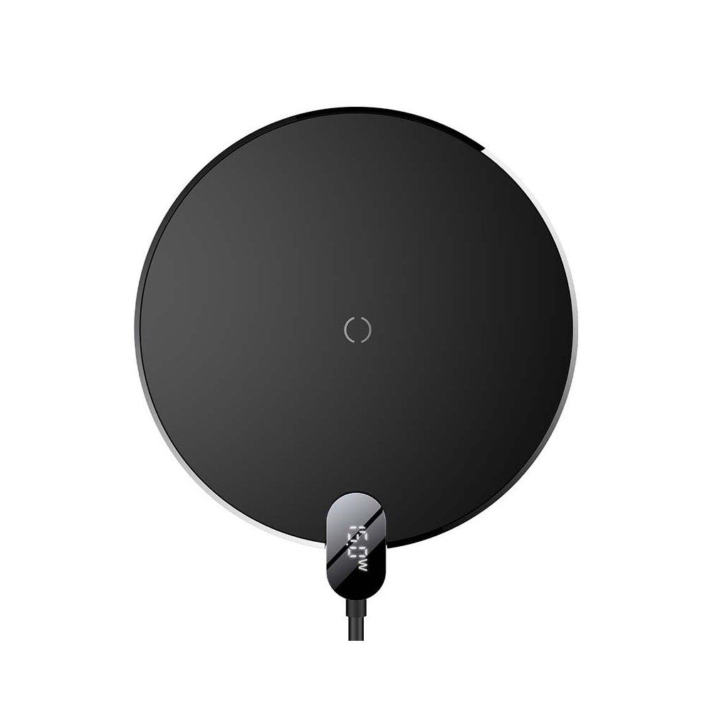 Indukcinis belaidis įkroviklis "Baseus Digital LED 15W" Indukcinis belaidis įkroviklis "Baseus Digital LED 15W"