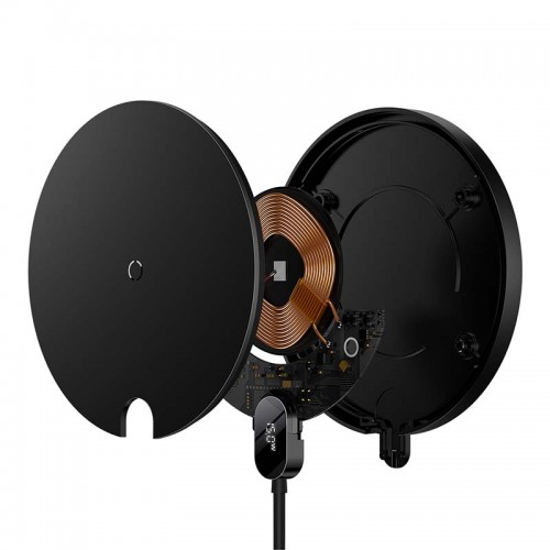 Indukcinis belaidis įkroviklis "Baseus Digital LED 15W" Indukcinis belaidis įkroviklis "Baseus Digital LED 15W"