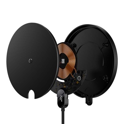 Indukcinis belaidis įkroviklis "Baseus Digital LED 15W"