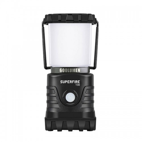 Kempingo lempa Superfire T30, 600lm, USB-Pagrindinis