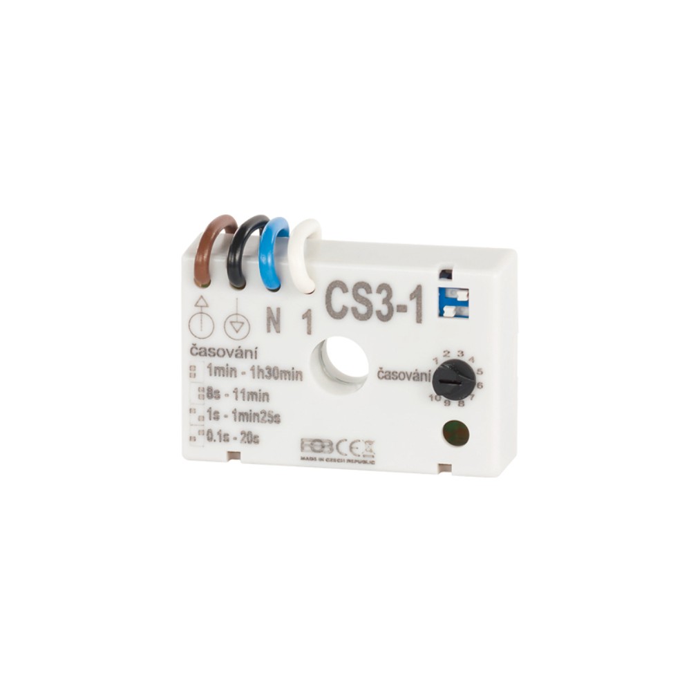 Laikmatis ELEKTROBOCK CS3-1 ventiliatoriams-PRIE JUNGIKLIŲ