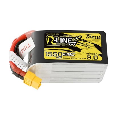 Akumuliatorius Tattu R-Linija 3.0 1550mAh 22.2V 120C 6S1P