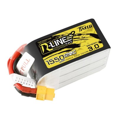 Akumuliatorius Tattu R-Linija 3.0 1550mAh 22.2V 120C 6S1P