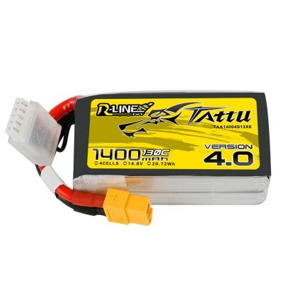 Tattu R-"Line 4.0" 1400mAh 14,8V 130C 4S1P XT60