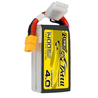 Tattu R-"Line 4.0" 1400mAh 14,8V 130C 4S1P XT60