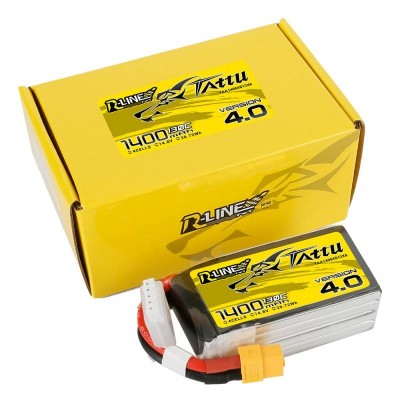 Tattu R-"Line 4.0" 1400mAh 14,8V 130C 4S1P XT60