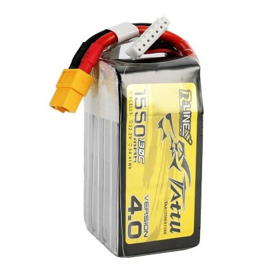 Akumuliatorius Tattu R-Linija 4.0 1550mAh 22.2V 130C 6S1P