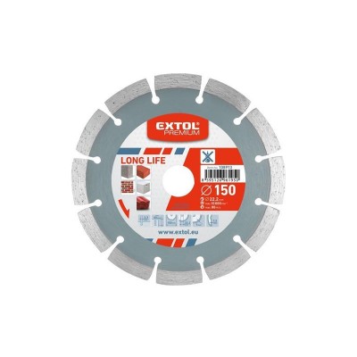 Deimantinio pjovimo ašmenų diskas 125 mm EXTOL PREMIUM
