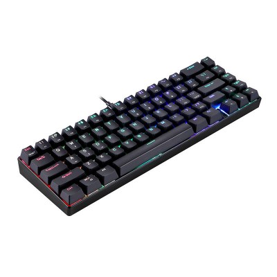 Mechaninė žaidimų klaviatūra Motospeed CK67 RGB (juoda)-Laidinė