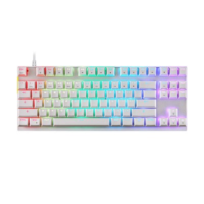 Mechaninė žaidimų klaviatūra Motospeed K82 RGB (balta)-Laidinė