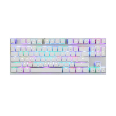 Mechaninė žaidimų klaviatūra Motospeed K82 RGB (balta)-Laidinė
