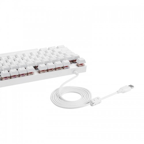Mechaninė žaidimų klaviatūra Motospeed K82 RGB (balta)-Laidinė