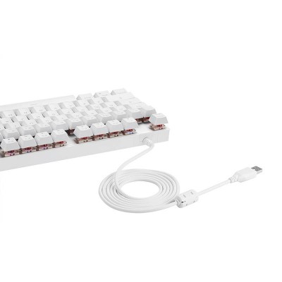 Mechaninė žaidimų klaviatūra Motospeed K82 RGB (balta)-Laidinė