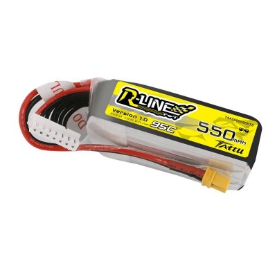 Akumuliatorius Tattu R-Linija 550mAh 22.2V 95C 6S1P