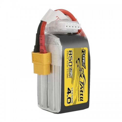 Akumuliatorius Tattu R-Linija 850mAh 14.8V 130C 4S1P