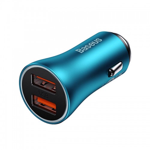 "Baseus Golden Contactor Max" automobilinis įkroviklis, 2x USB