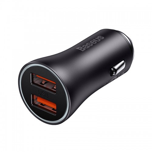 "Baseus Golden Contactor Max" automobilinis įkroviklis, 2x USB