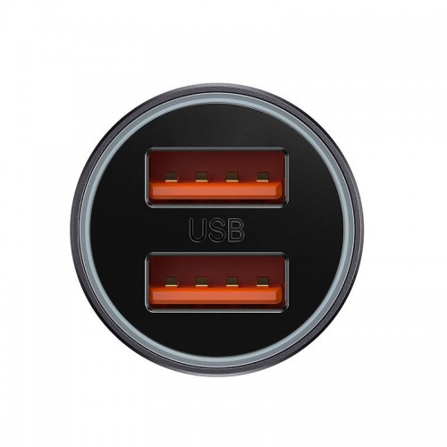 "Baseus Golden Contactor Max" automobilinis įkroviklis, 2x USB