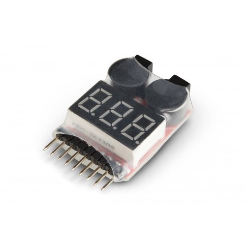 Skaitmeninis įtampos matuoklis 2-8S Lipo