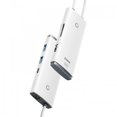 Koncentratorius 6in1 "Baseus Lite" serijos, USB-C į 2x USB 3.0 Koncentratorius 6in1 "Baseus Lite" serijos, USB-C į 2x USB 3.0