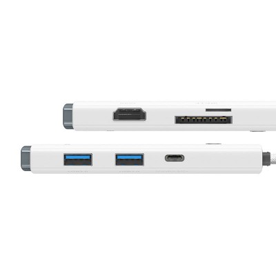 Koncentratorius 6in1 "Baseus Lite" serijos, USB-C į 2x USB 3.0