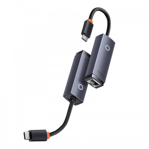 "Baseus Lite" serijos USB-C ir RJ45 tinklo adapteris, 100Mbps