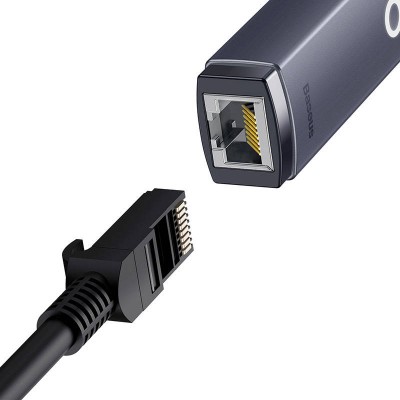 "Baseus Lite" serijos USB-C ir RJ45 tinklo adapteris, 100Mbps