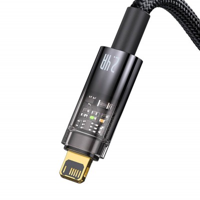 "Baseus Explorer" USB ir "Lightning" kabelis, 2,4 A, 2 m