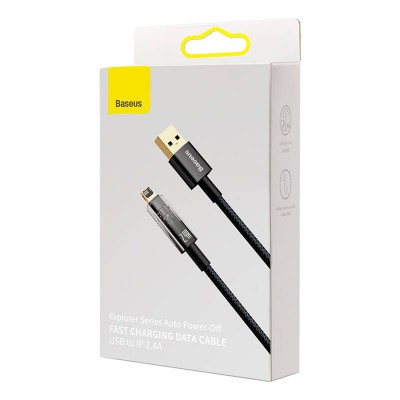 "Baseus Explorer" USB ir "Lightning" kabelis, 2,4 A, 2 m