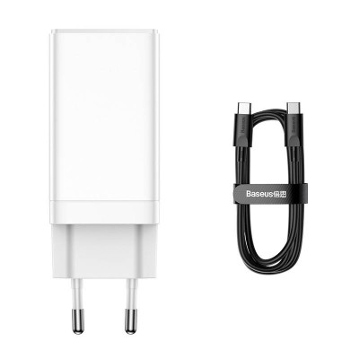 "Baseus GAN3 Pro" greitasis įkroviklis, 2xUSB-C + USB, 65 W