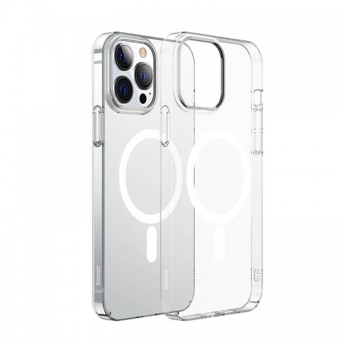 "Baseus Crystal" magnetinis dėklas "iPhone 13 Pro" (skaidrus) +
