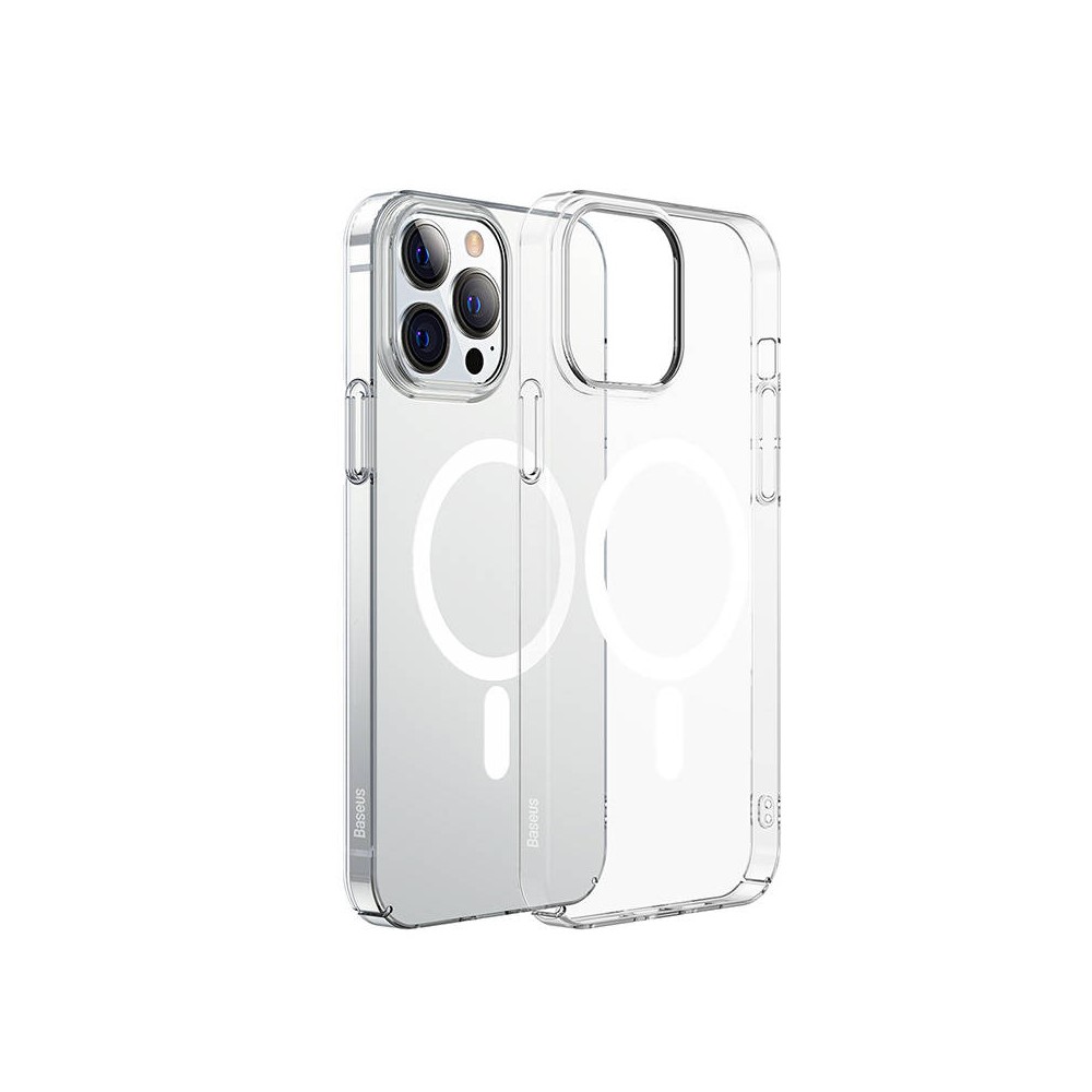 "Baseus Crystal" magnetinis dėklas "iPhone 13 Pro" (skaidrus) +