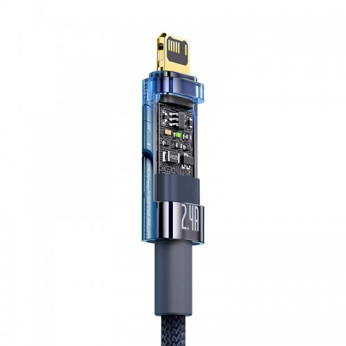 "Baseus Explorer" USB ir "Lightning" kabelis, 2,4 A, 2 m