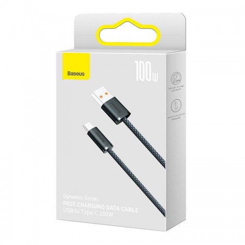 Kabelis iš USB į USB-C Baseus Dynamic serijos, 100 W, 2 m Kabelis iš USB į USB-C Baseus Dynamic serijos, 100 W, 2 m