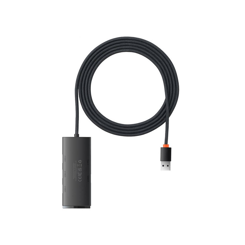 Koncentratorius 4w1 Baseus Lite serijos USB iki 4x USB 3.0 2m Koncentratorius 4w1 Baseus Lite serijos USB iki 4x USB 3.0 2m