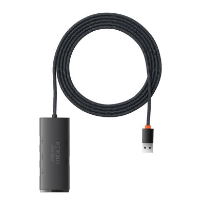 Koncentratorius 4w1 Baseus Lite serijos USB iki 4x USB 3.0 2m